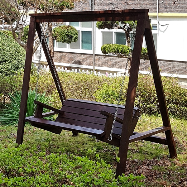 이룸학교 부자재 포함 3인용 야외 흔들 그네