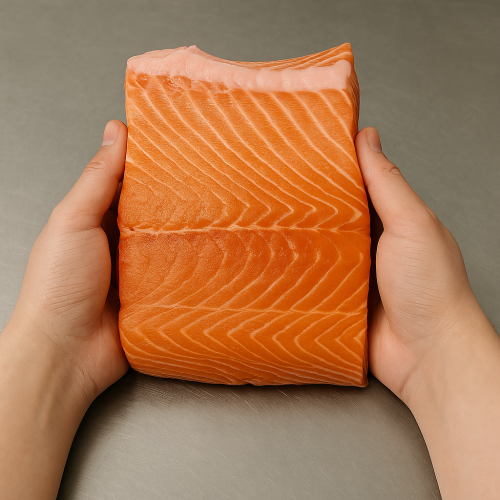 오션프렌즈 노르웨이 생연어 당일작업 원물 500g/1kg 연어필렛 업소용, 사업자용