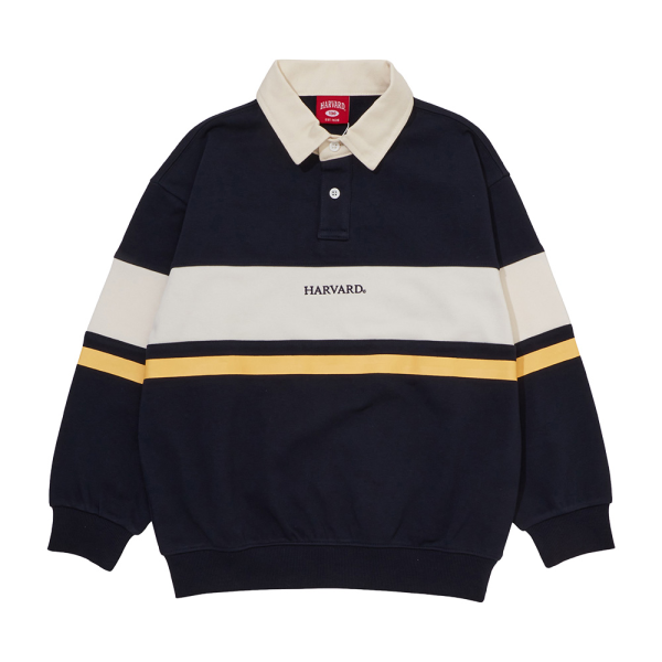 [HARVARD] 컬러블럭 카라티셔츠 B6S003