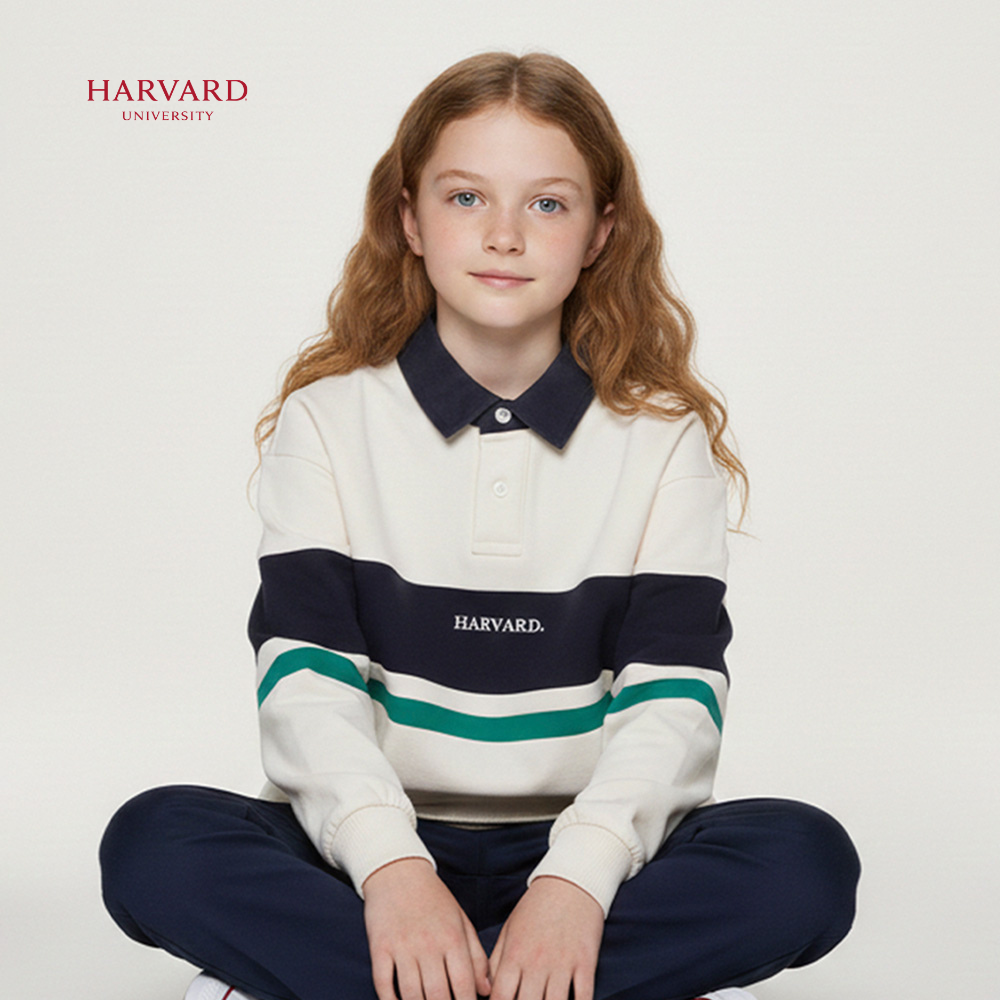 [HARVARD] 컬러블럭 카라티셔츠 B6S003