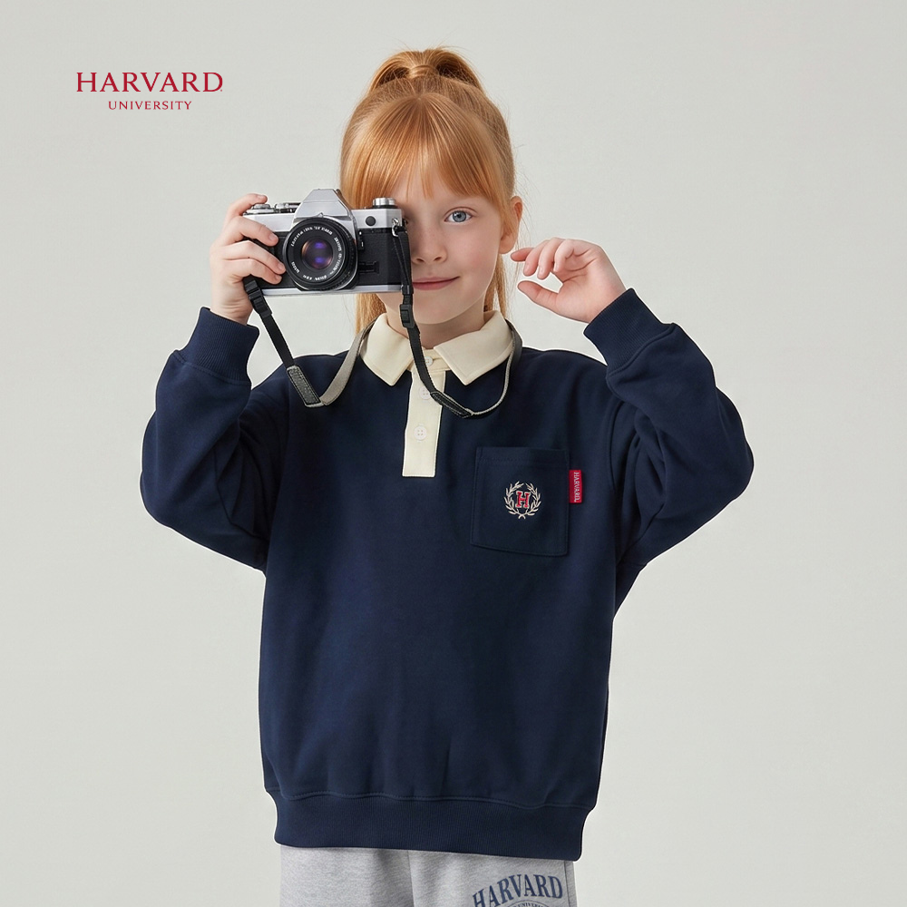[HARVARD] 벨로아 카라 포켓 맨투맨 B6F018