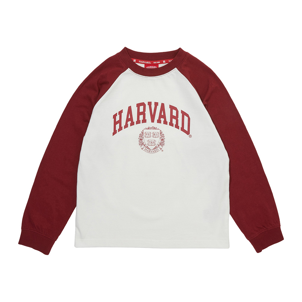 [HARVARD] 컬러 배색 롱 슬리브 B5F005