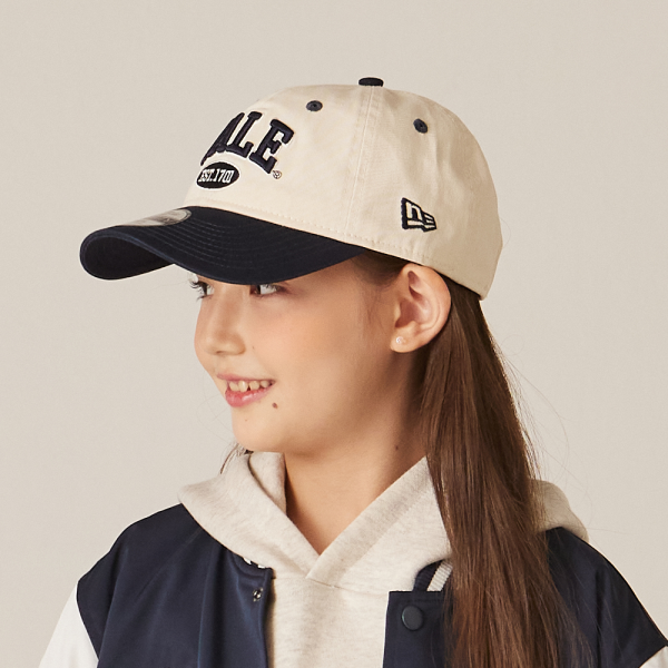 예일키즈X뉴에라 예일 아치 로고 배색 볼캡 NYFCA-33227 L/BEIGE