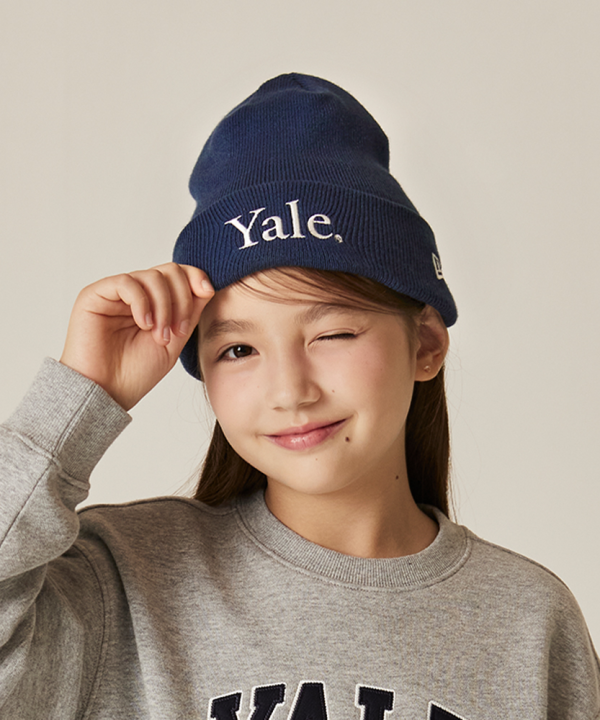 예일키즈X뉴에라 예일 자수 로고 비니 NYFCA-33229 NAVY