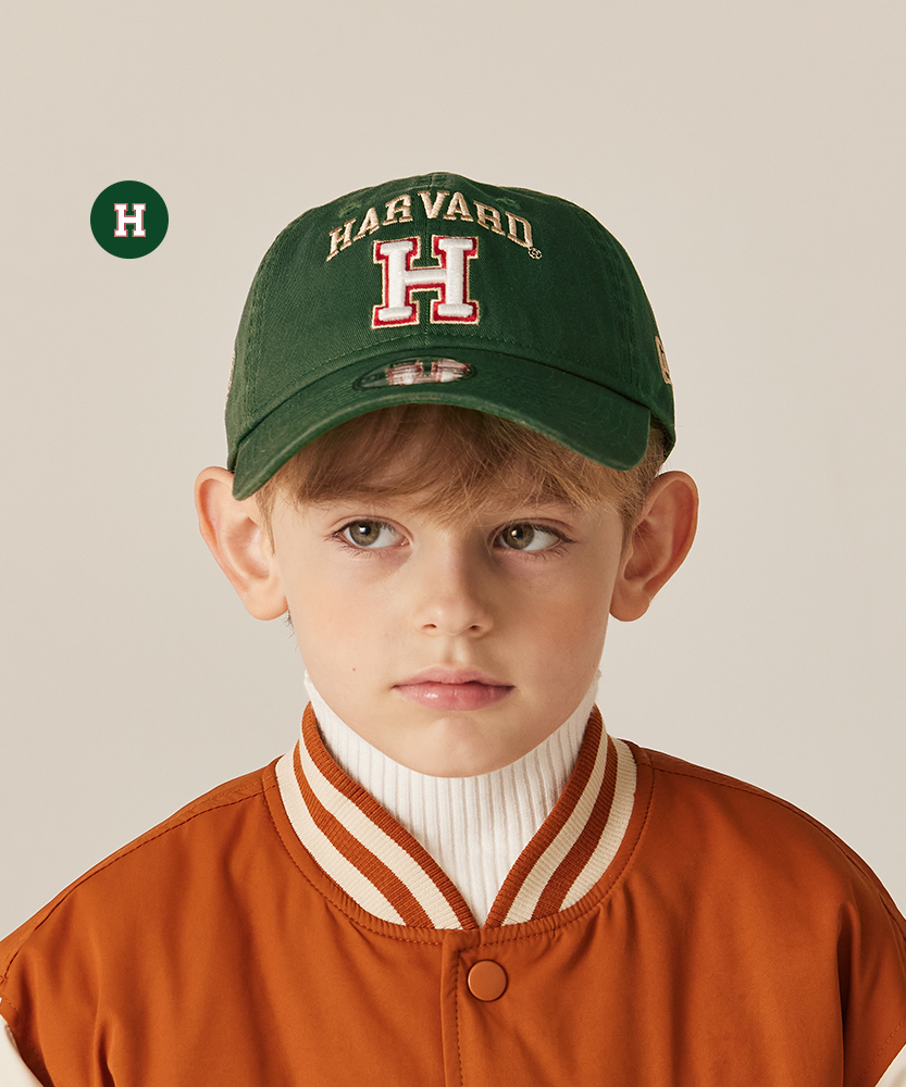 하버드키즈X뉴에라 하버드 헤리티지 볼캡 NHFCA-34224 GREEN