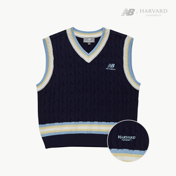 [HARVARD X NB KIDS] 스웨터 조끼 NAVY NK9HD1701U