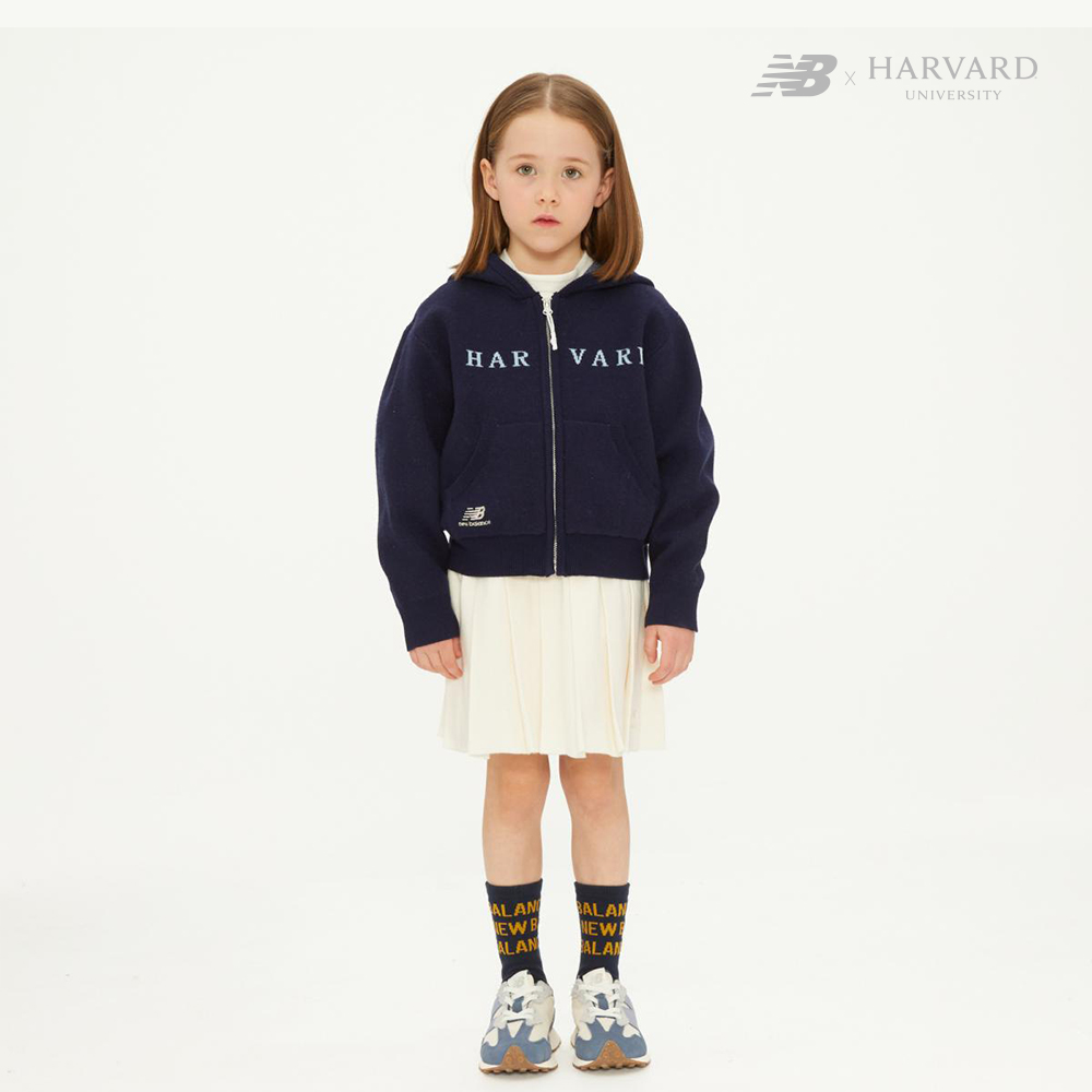 [HARVARD X NB KIDS] 스웨트 후드집업 NAVY NK9DD1703U