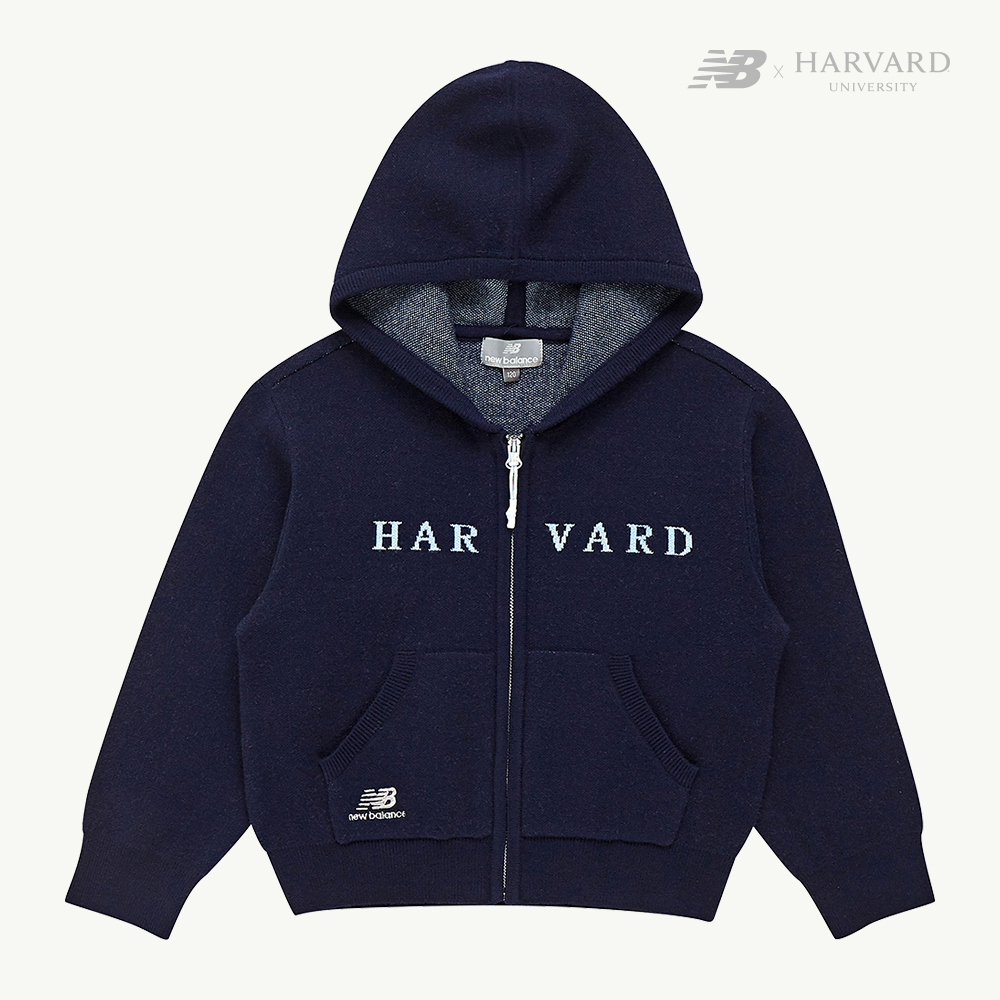 [HARVARD X NB KIDS] 스웨트 후드집업 NAVY NK9DD1703U