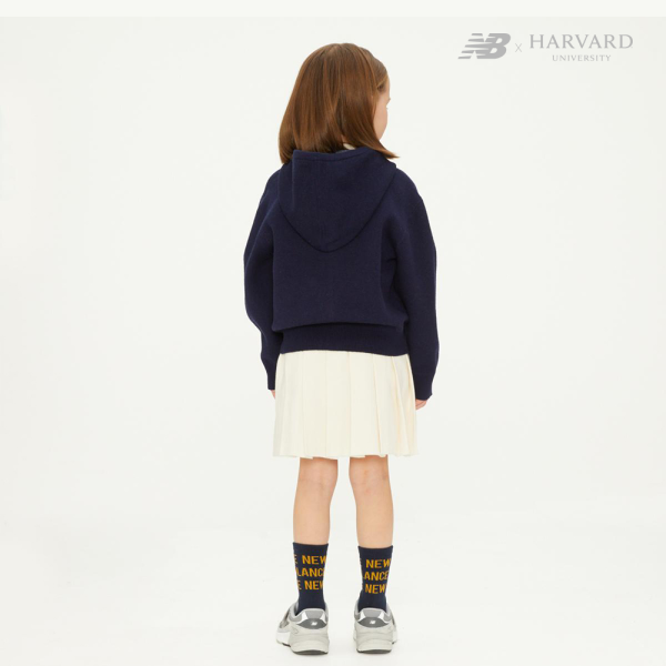 [HARVARD X NB KIDS] 스웨트 후드집업 NAVY NK9DD1703U