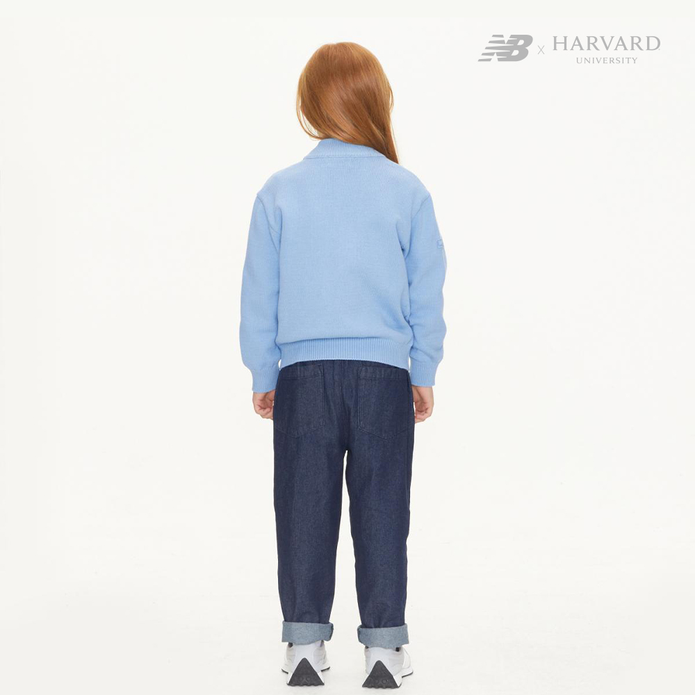 [HARVARD X NB KIDS] 스웨터 집업 LIGHT BLUE NK9DD1704U