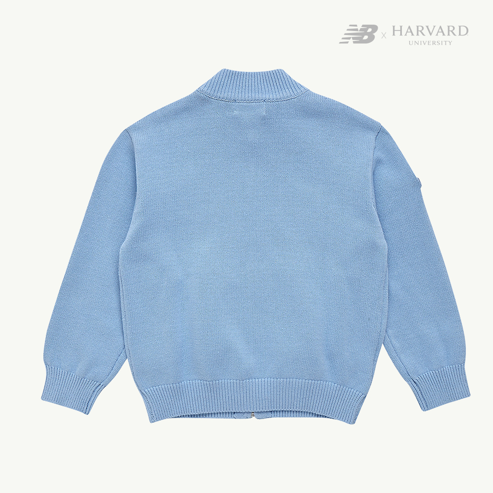 [HARVARD X NB KIDS] 스웨터 집업 LIGHT BLUE NK9DD1704U