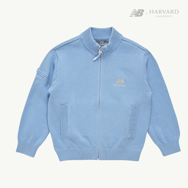 [HARVARD X NB KIDS] 스웨터 집업 LIGHT BLUE NK9DD1704U