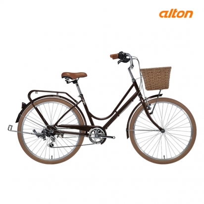 25클래식 2607 바구니 숙녀 시티자전거