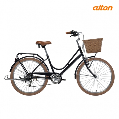 25클래식 2407 바구니 숙녀 시티자전거