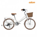 25클래식 2207 바구니 숙녀 시티자전거