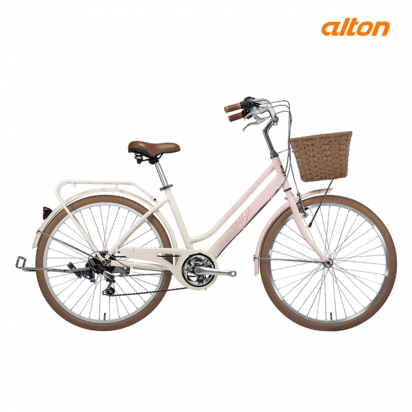 25클래식 2607A 바구니 숙녀 시티자전거