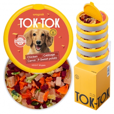 와그작 톡톡미니트릿 닭가슴살,자색고구마,당근,양배추