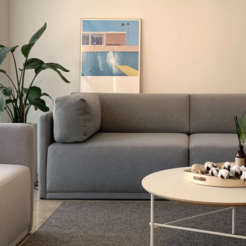 브릭 3200 4인소파_세미 카우치