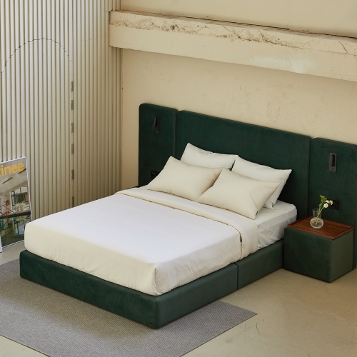 클램 퀸 호텔형침대 세트 Q