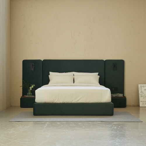 클램 킹 호텔형침대 세트 K