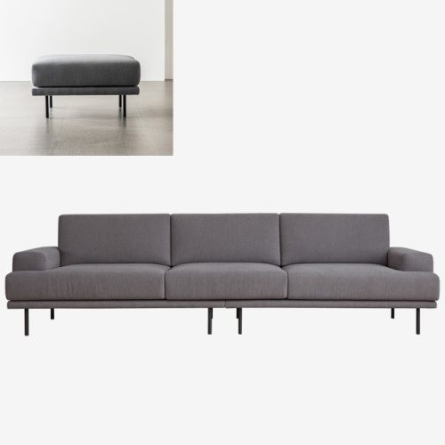 [NEW FABRIC] 우디 4인소파 세트(3쿠션)