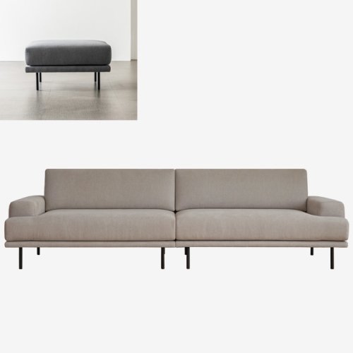 [NEW FABRIC] 우디 4인소파 세트(2쿠션)