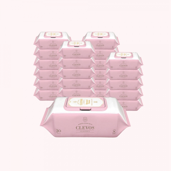 배냇티슈 휴대 캡형 20매 24팩