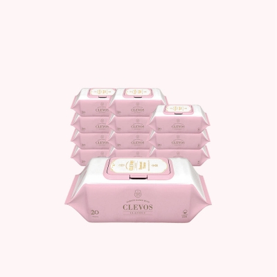 배냇티슈 휴대 캡형 20매 12팩