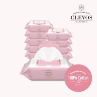 두툼한 아기물티슈 배냇티슈 캡형 64매 10팩