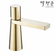 박현순 컬렉션 HEAVEN 시리즈 프리미엄 절수형 세면수전 IN-W1GD (골드)