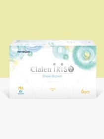 클라렌 아이리스 2 시어브라운 2주착용 (6개)