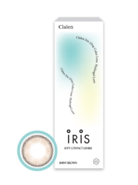 클라렌 아이리스 원데이  샤이니 브라운 10P하루용 컬러렌즈/13.1mm