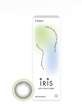 클라렌 아이리스 원데이 모카 블랙 10P하루용 컬러렌즈/13.6mm