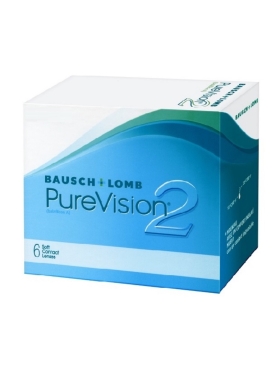 퓨어비젼2 HD 근시용 6P한달사용 투명렌즈/근시용