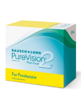 바슈롬 퓨어비젼2 멀티포컬 6P한달사용 투명렌즈/멀티포컬