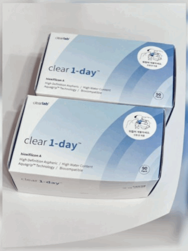 [CLEAR LAB] 클리어 원데이 (90개) 하루용 투명렌즈/근시용