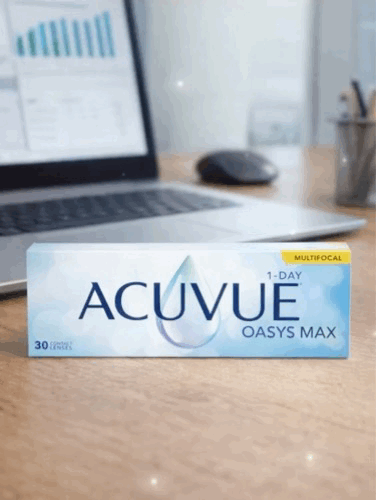 Acuvue아큐브 원데 오아시스 맥스 멀티포컬 (30개)하루용 노안교정용 투명렌즈