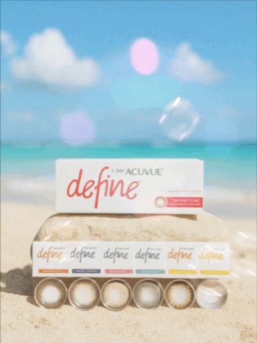 아큐브 디파인 30P 칼라 COLOR 7 하루용 근시용 칼라렌즈