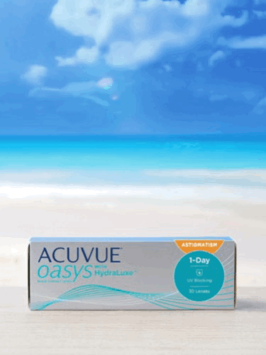 아큐브 원데이 오아시스 난시용 (30개) 하루용 난시용 투명렌즈