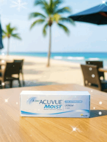 아큐브 원데이 모이스트 난시용 (30개) 하루용 난시용 투명렌즈