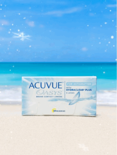 아큐브 2주 오아시스 난시용 (6개) 2주용 난시용 투명렌즈