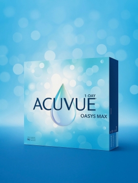 Acuvue아큐브 원데이 오아시스 MAX 대용량 90P하루용 근시용 투명렌즈