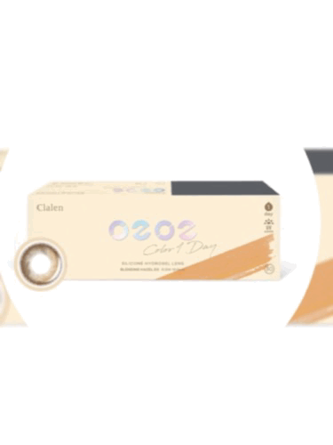 Clalen O2O2 1Day color클라렌 오투오투 원데이 블렌딩 헤이즐 EX 30P하루용 컬러렌즈/13.0mm