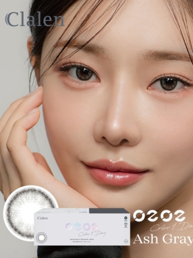 Clalen O2O2 1Day color클라렌 오투오투 원데이 애쉬 그레이 EX 30P하루용 컬러렌즈/12.9mm