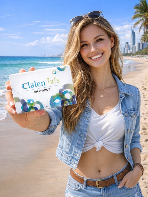 Clalen IRIS 1Day color클라렌 원데이 아이리스 랩소디 대용량 90P하루용 컬러렌즈/12.7mm