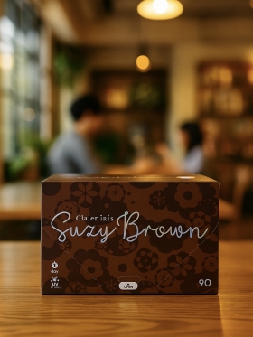 클라렌 원데이 아이리스 수지브라운 대용량 (90개)하루용 | G.Dia 12.9mm