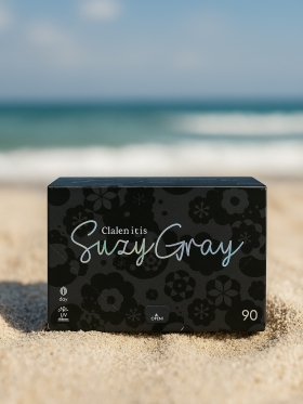 클라렌 원데이 아이리스 수지그레이 대용량 (90개)하루용 | G.Dia 12.9mm