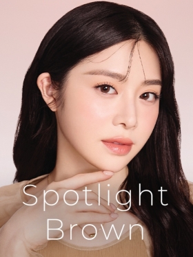 바슈롬 레이셀 스팟라이트브라운 30P하루용 컬러렌즈/12.7mm