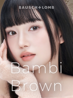 바슈롬 레이셀 밤비브라운 30P하루용 컬러렌즈/12.7mm