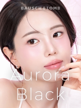 바슈롬 레이셀 오로라블랙 30P하루용 컬러렌즈/13.0mm